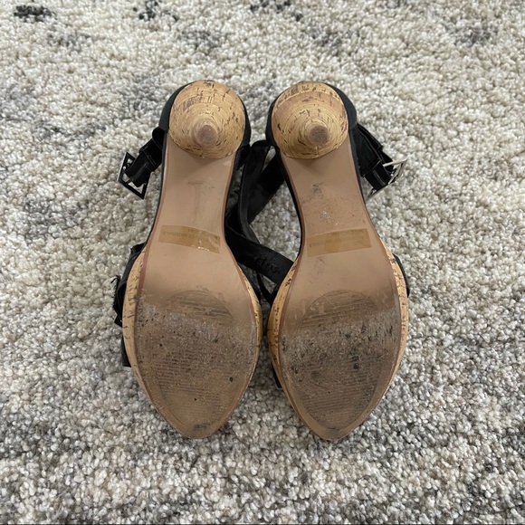 {Deb} Black Sandal Heels - Picture 6 of 6